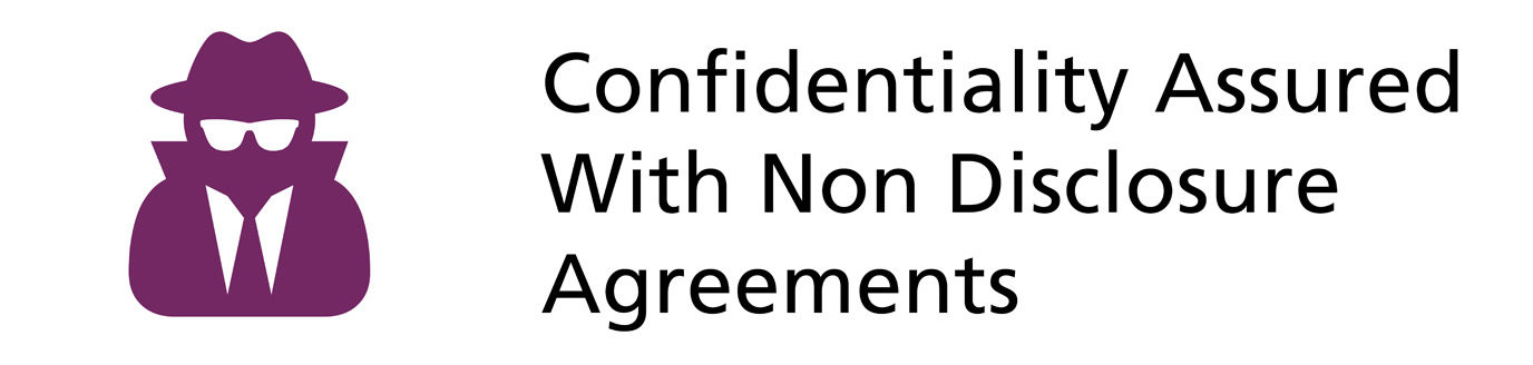 Confidentiality assured with NDA Agreements